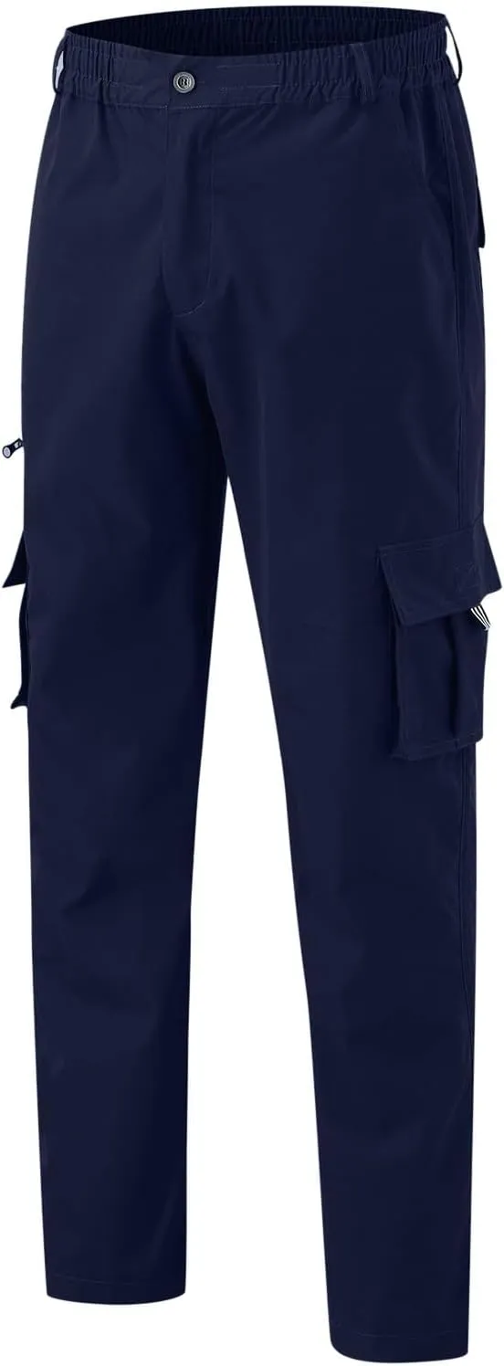 Men's Cotton Casual Sweatpants Color Pocket Trousers Loose Sports Trousers Sweatpants Track Training Athletic Jogger