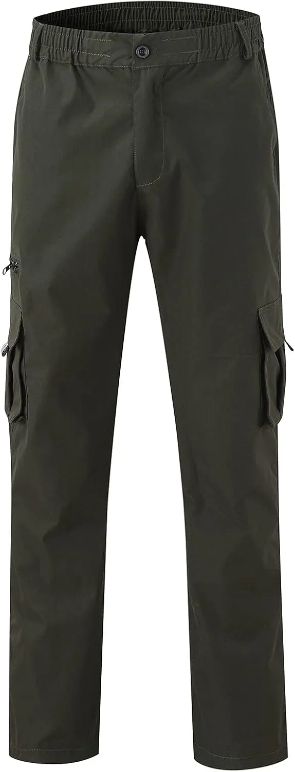 Men's Cotton Casual Sweatpants Color Pocket Trousers Loose Sports Trousers Sweatpants Track Training Athletic Jogger