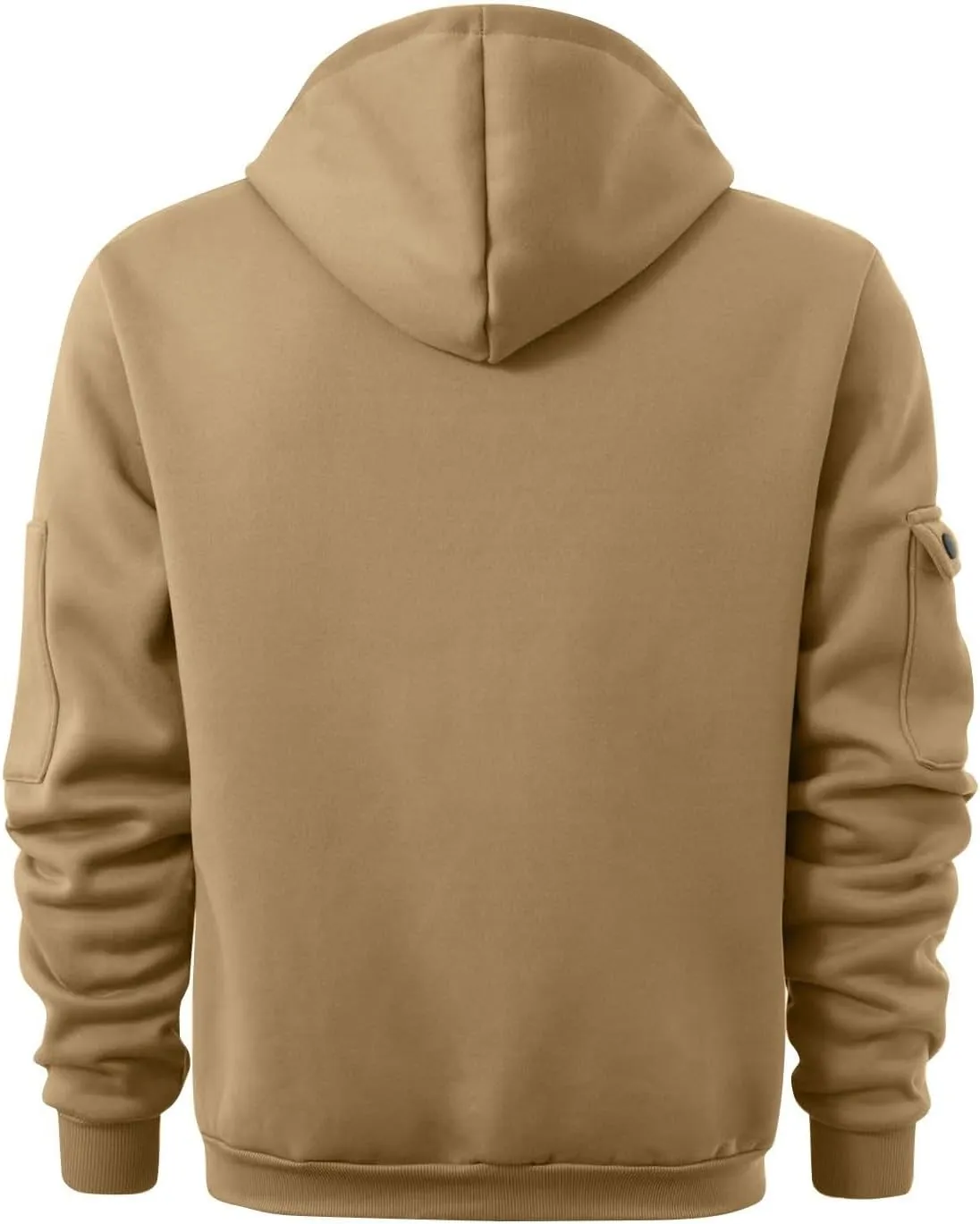 Mens Hoodies Pullover Military Tactical Long Sleeve Hoodies Vintage Workout Quarter Zip Sweatshirt Trendy Pullover