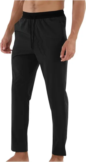 Mens Sweatpants Joggers Mens Sweatpants Tapered Gym Running Workout Pants Athletic Drawstring Joggers with Pockets