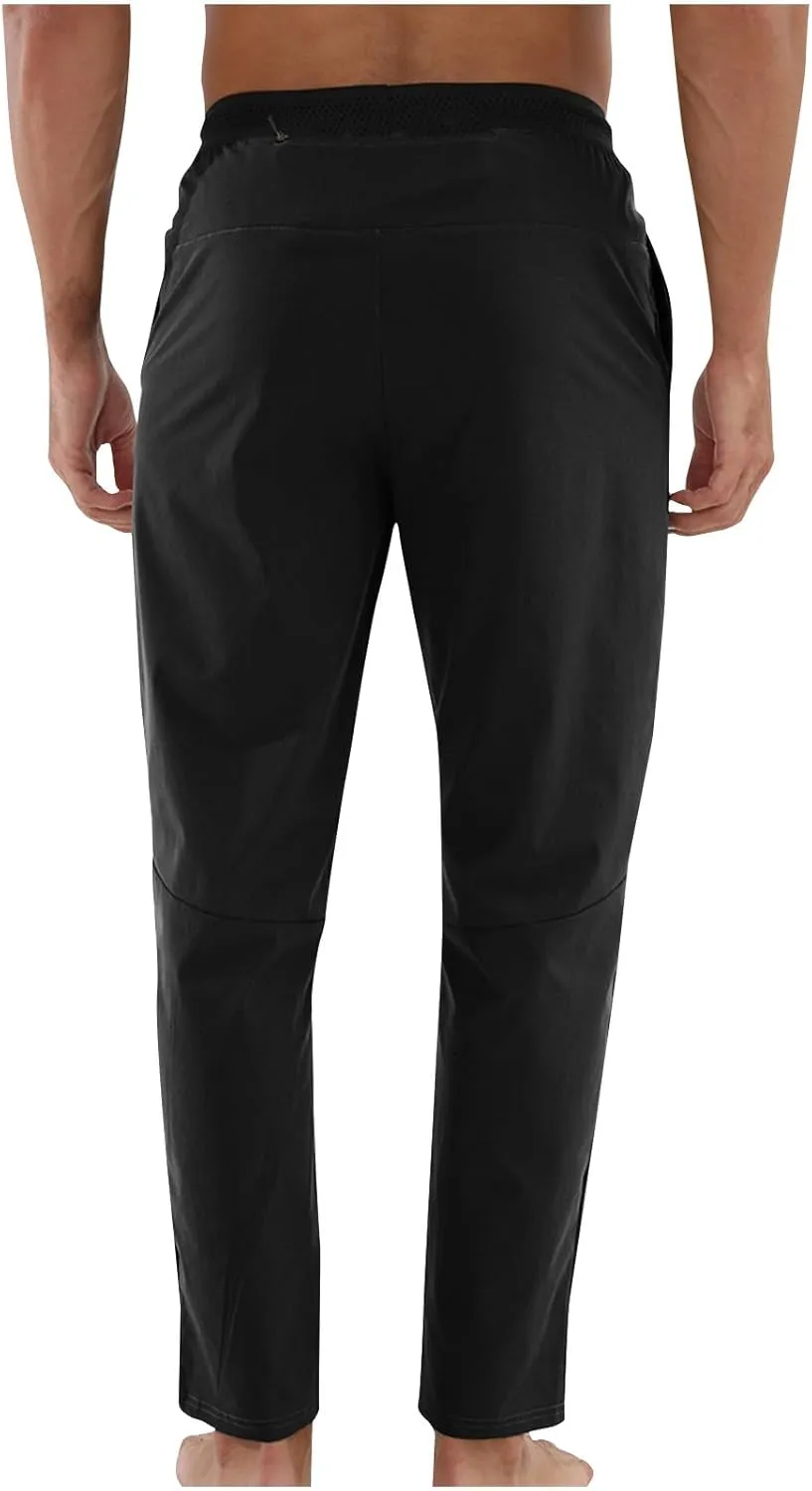 Mens Sweatpants Joggers Mens Sweatpants Tapered Gym Running Workout Pants Athletic Drawstring Joggers with Pockets