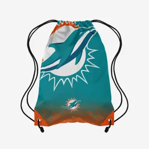 Miami Dolphins Gradient Drawstring Backpack
