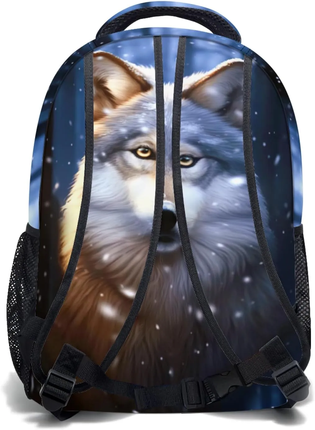 Miaoquhe Wolf Backpack Animal Printed Laptop Backpack for Girls Boys Kids Wolf Printing School Bookbags Casual College Shoulder Bag Computer Daypack for Women Men Travel Work