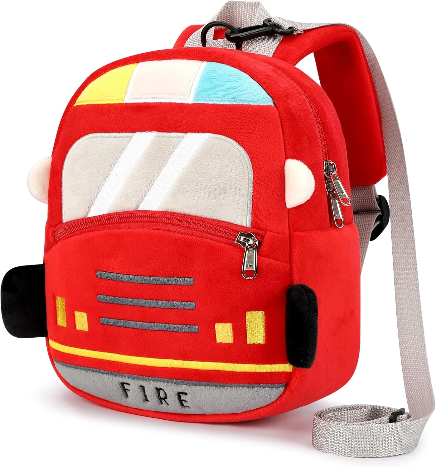 mibasies Toddler Backpacks for Girls 2-4: Plush Backpack -3D Animal Cartoon Mini Travel Bag -10 inch Toddler Backpack Leash