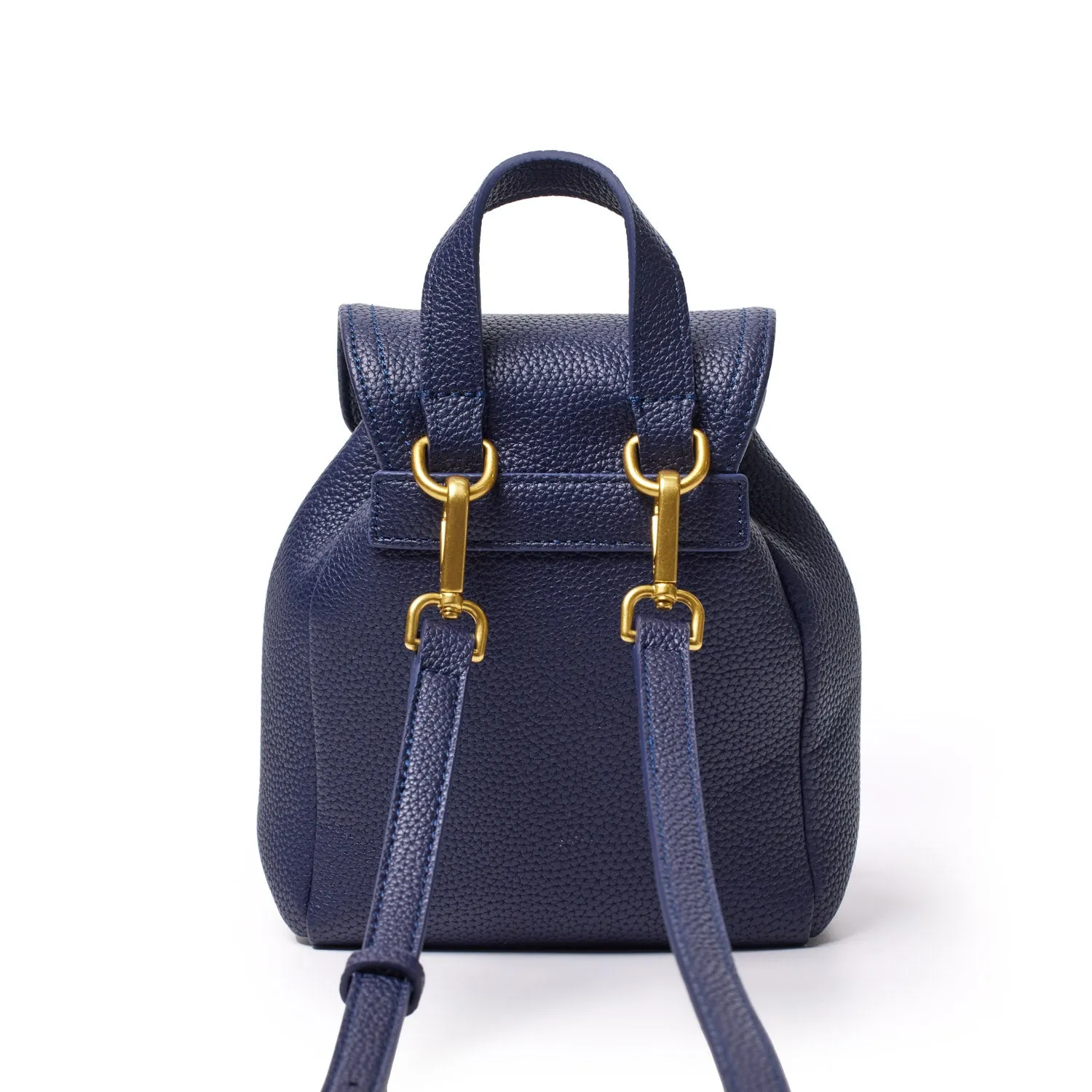 MINI PEBBLE CROSSBODY BACKPACK - NAVY