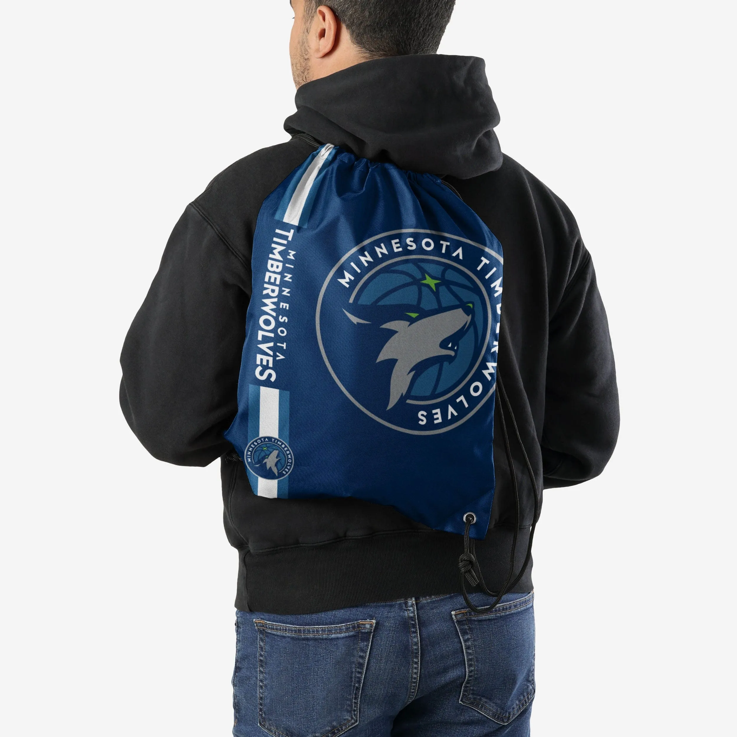 Minnesota Timberwolves Big Logo Drawstring Backpack