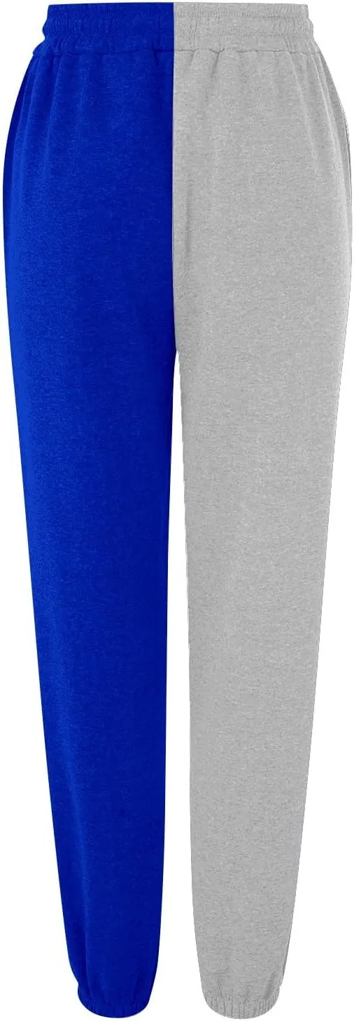 Miyaomn Women's Joggers Pants Casual Patchwork Drawstring Running Trousers Athletic Workout Gym Yoga Sweatpants with Pockets