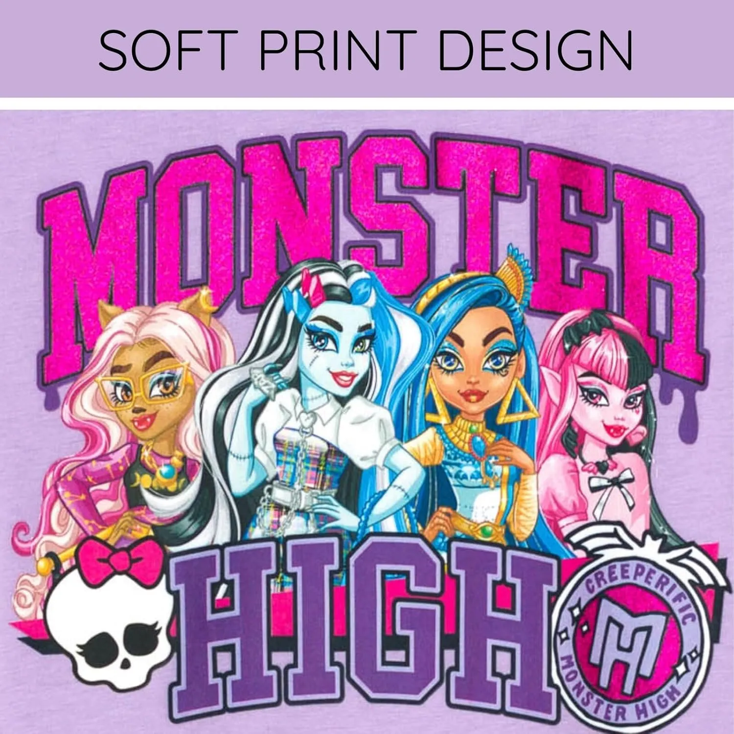 Monster High Little Girls Dress Kid to Big Kid Sizes (4-14-16)