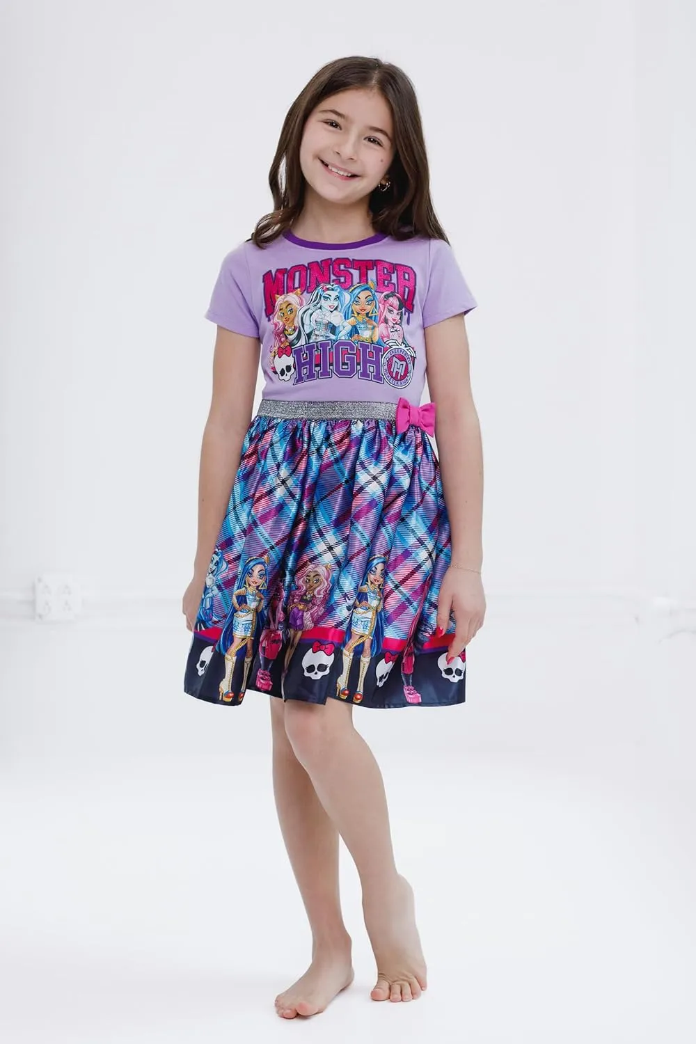 Monster High Little Girls Dress Kid to Big Kid Sizes (4-14-16)