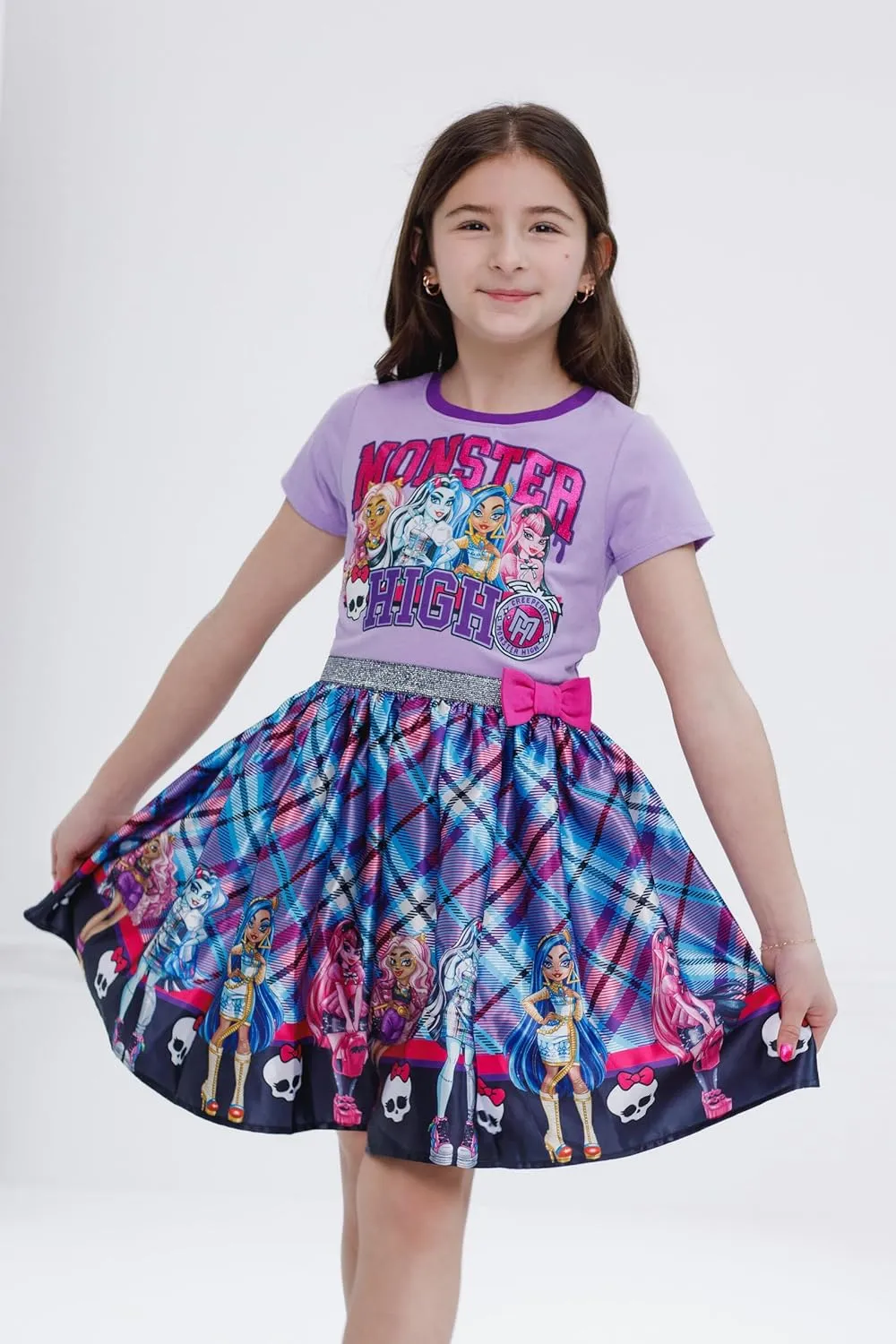 Monster High Little Girls Dress Kid to Big Kid Sizes (4-14-16)
