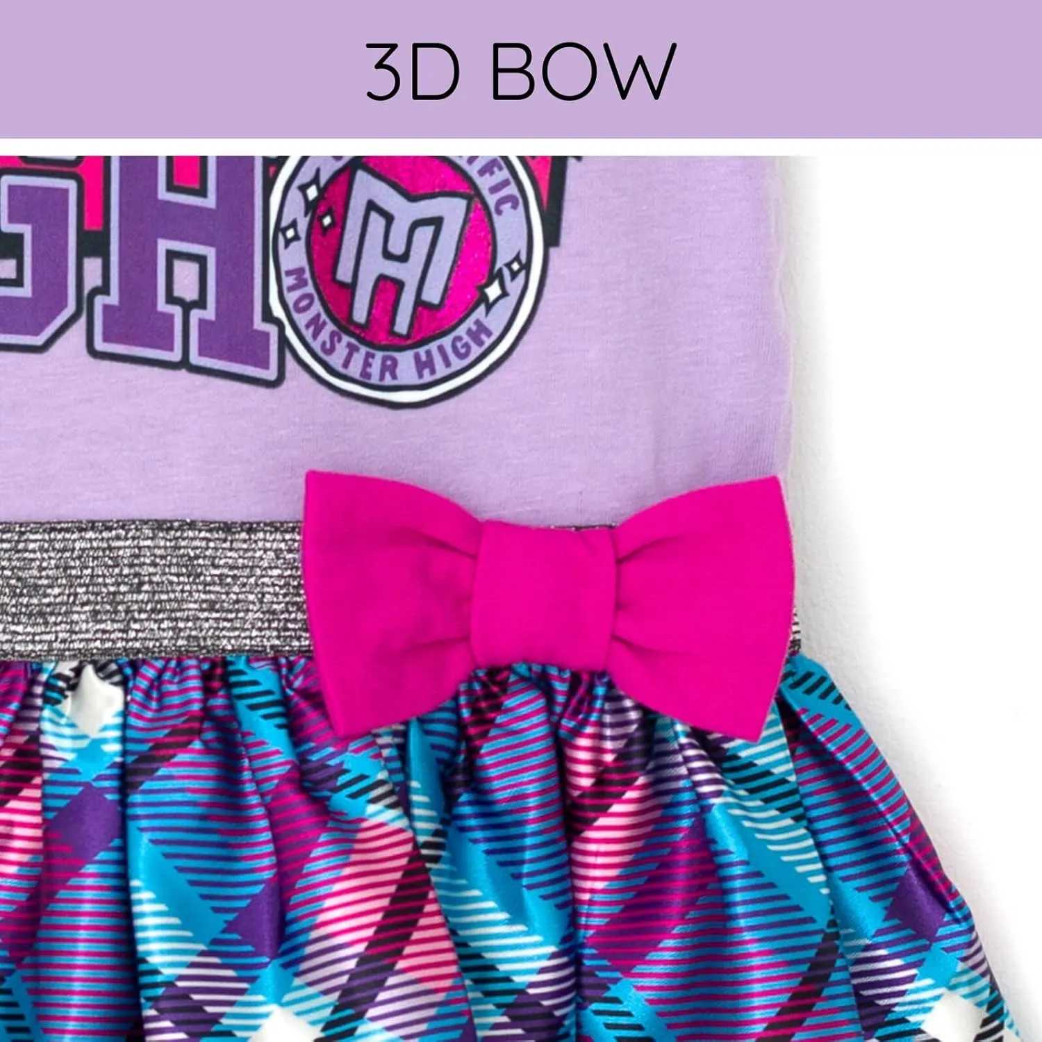 Monster High Little Girls Dress Kid to Big Kid Sizes (4-14-16)
