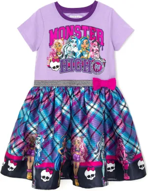 Monster High Little Girls Dress Kid to Big Kid Sizes (4-14-16)