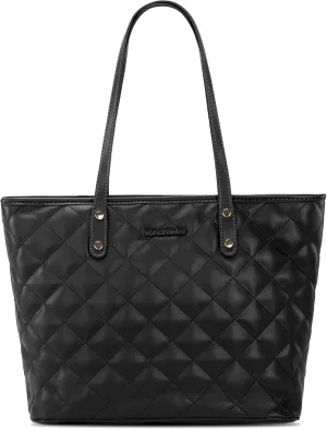 Montana West Quilted Handbag for Women Tote Purse Shoulder Bag Large Fashion Hobo Purse