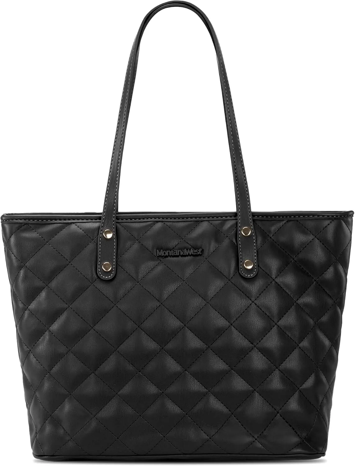 Montana West Quilted Handbag for Women Tote Purse Shoulder Bag Large Fashion Hobo Purse
