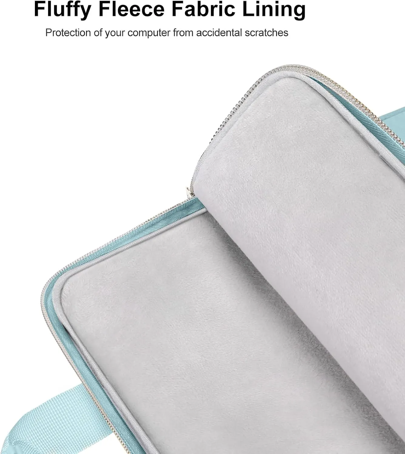 MOSISO Vertical Laptop Shoulder Bag,15-15.6 inch Computer Bag Compatible with MacBook 16 inch, HP, Dell, Lenovo, Asus Notebook,Rhombus Quilted Messenger Bag with Front Pocket&Handle&Belt, Ice Blue