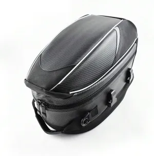 Motorcycle Tail Bag for Triumph Scrambler 900 (Classic) 2024, Large Capacity Water-Resistant Wear-Resistant Motorcycle Helmet Bag, Expandable Rear Seat Storage Luggage Backpack