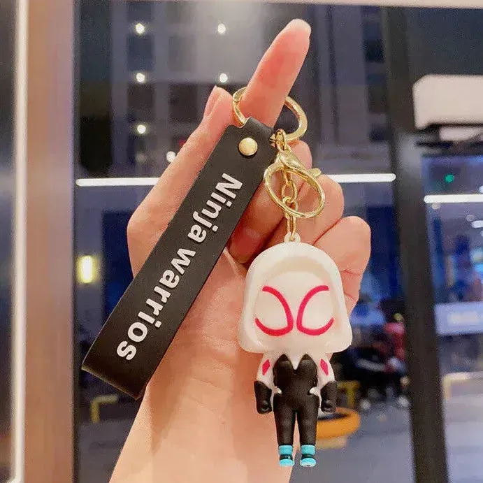 Multiverse Spiderman 3D keychain