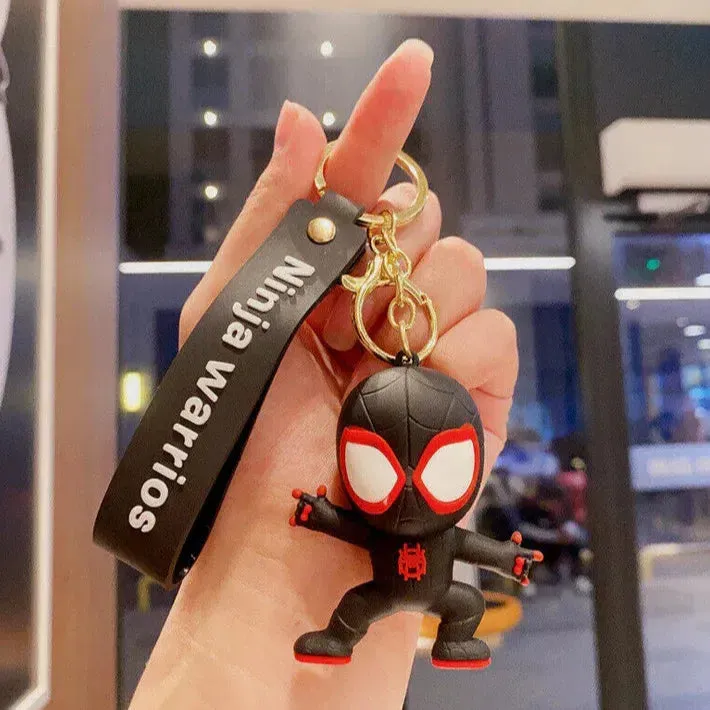 Multiverse Spiderman 3D keychain