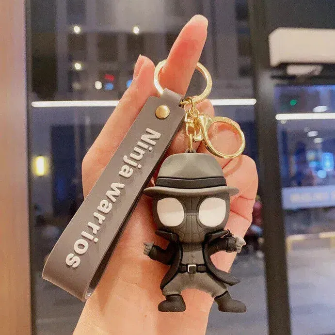 Multiverse Spiderman 3D keychain