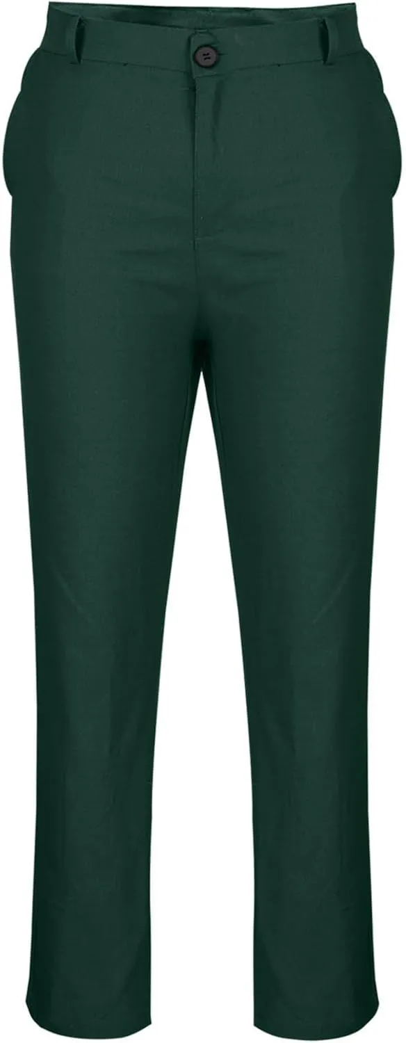 Muscularfit Mens Casual Dress Cotton Linen Pants Loose Fit Straight Legs Fashion Buckle Zipper Business Straight Sweatpants