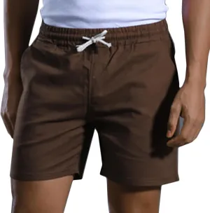 Muscularfit Mens Stretch Shorts Summer Causal Elastic Waist Drawstring Cotton Linen Shorts Loose Fit Solid Gym Beach Shorts