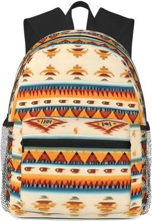 Native American Print Print Travel Backpack, Suitable For Daily Commute, Outdoor Sports And Weekend Vacation