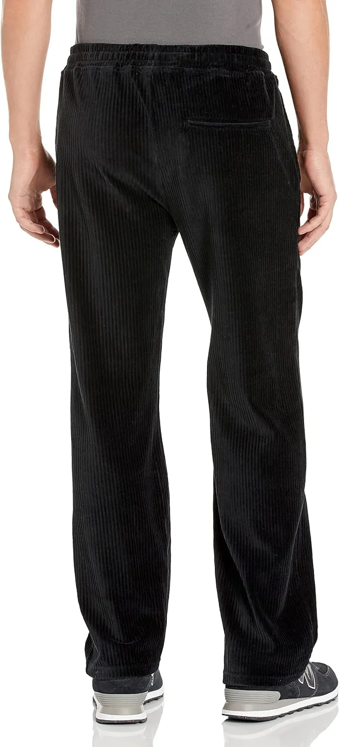 NEFF Men's Drawstring Waist Casual Corduroy Pants with Pockets