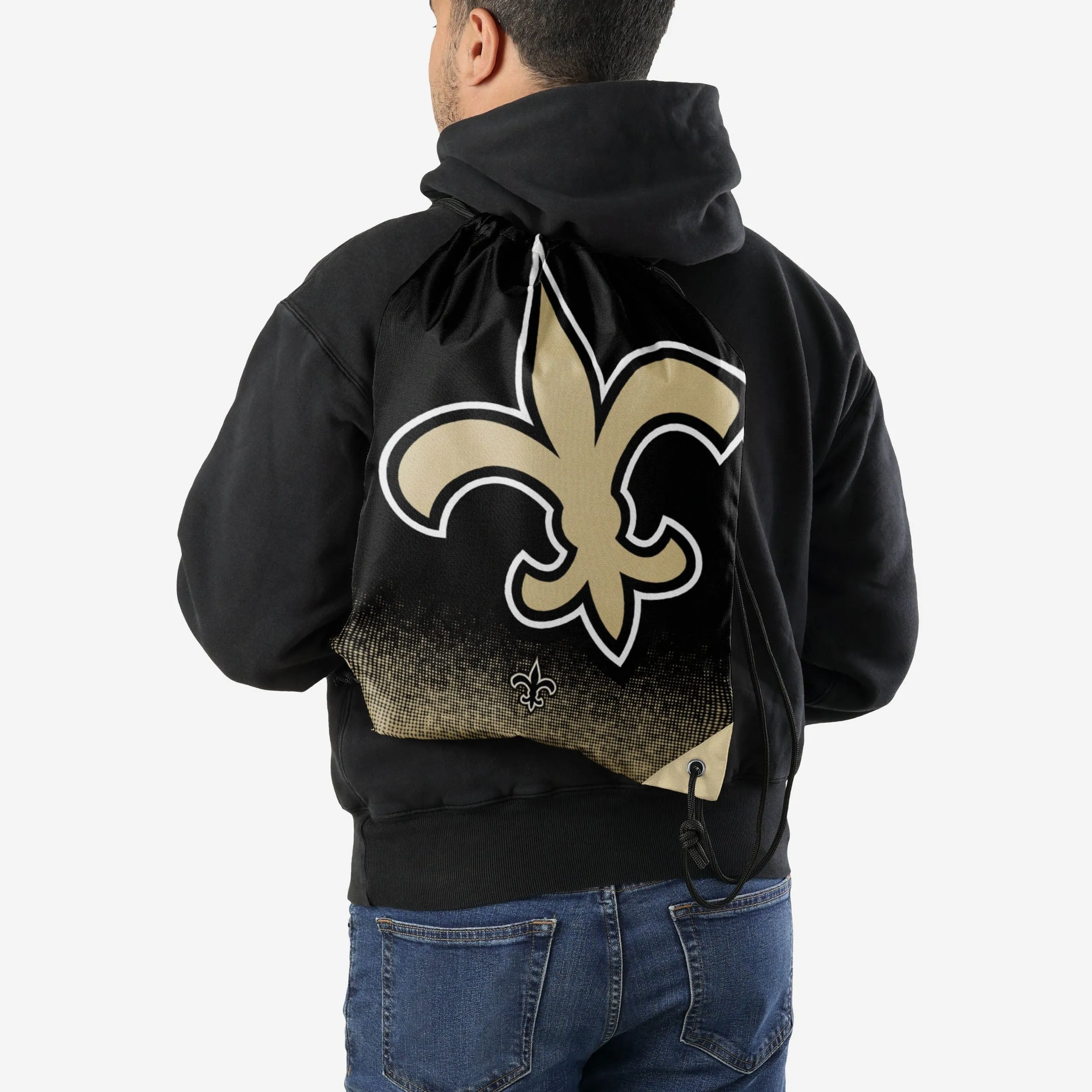 New Orleans Saints Gradient Drawstring Backpack