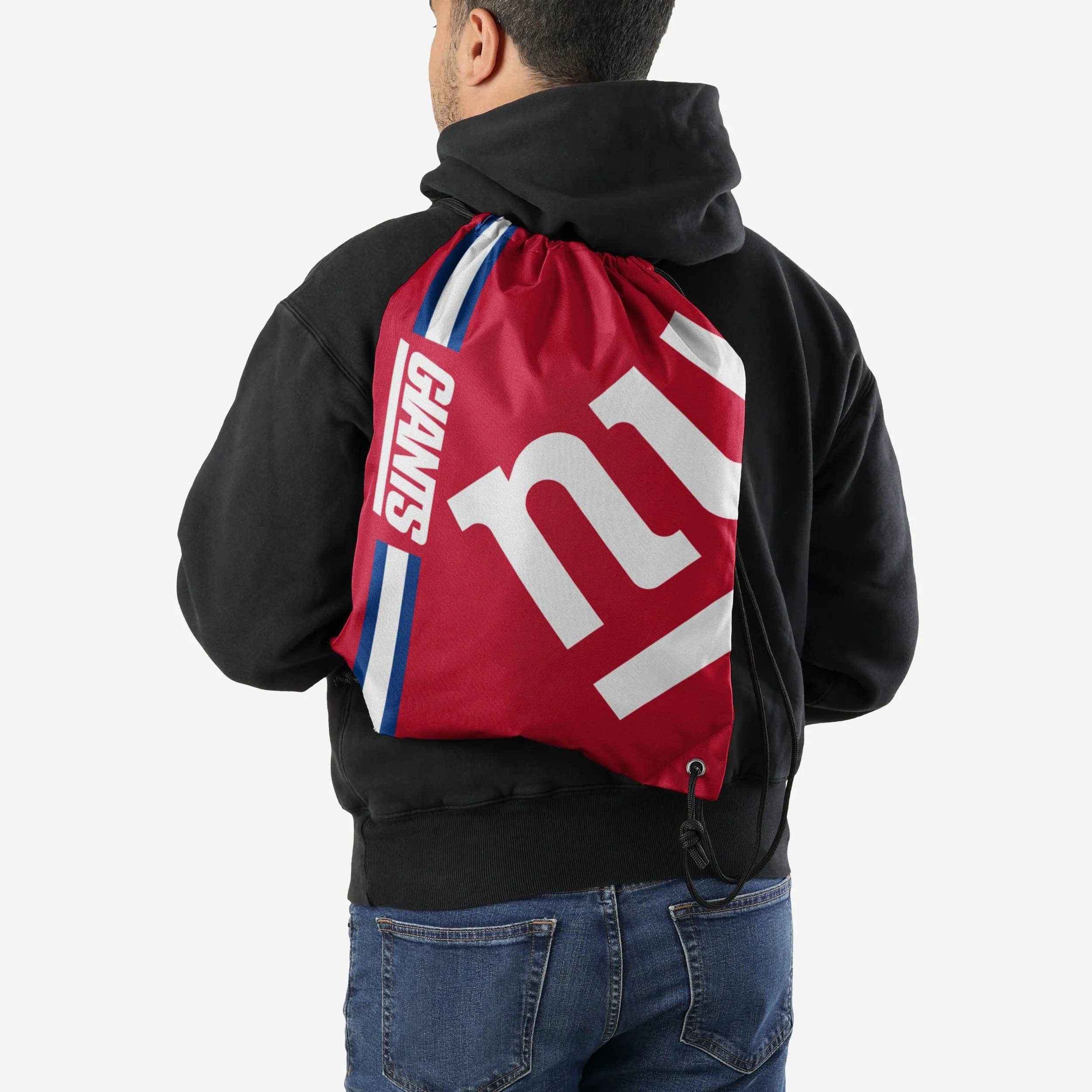 New York Giants Red Alternate Color Big Logo Drawstring Backpack