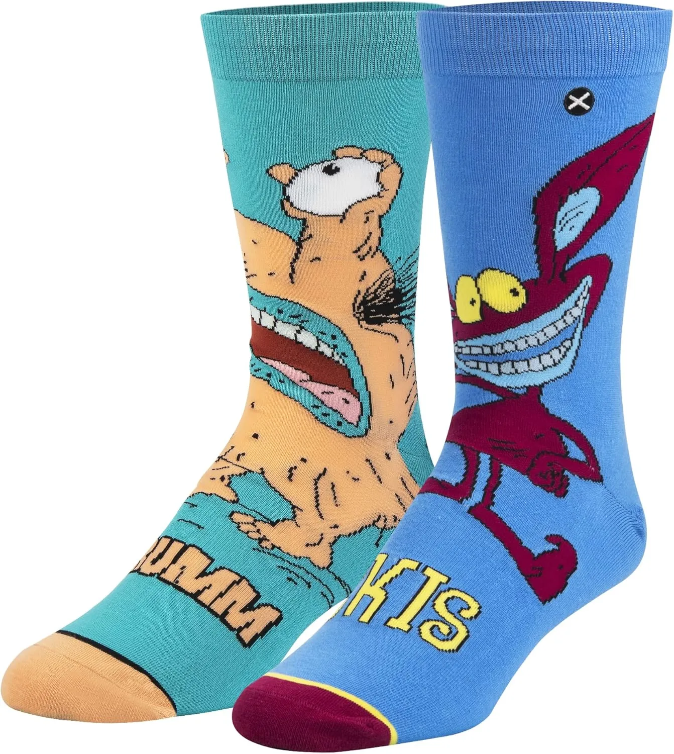 Odd Sox Nickelodeon Cartoon Characters Fun Cute Socks for Women 5-10