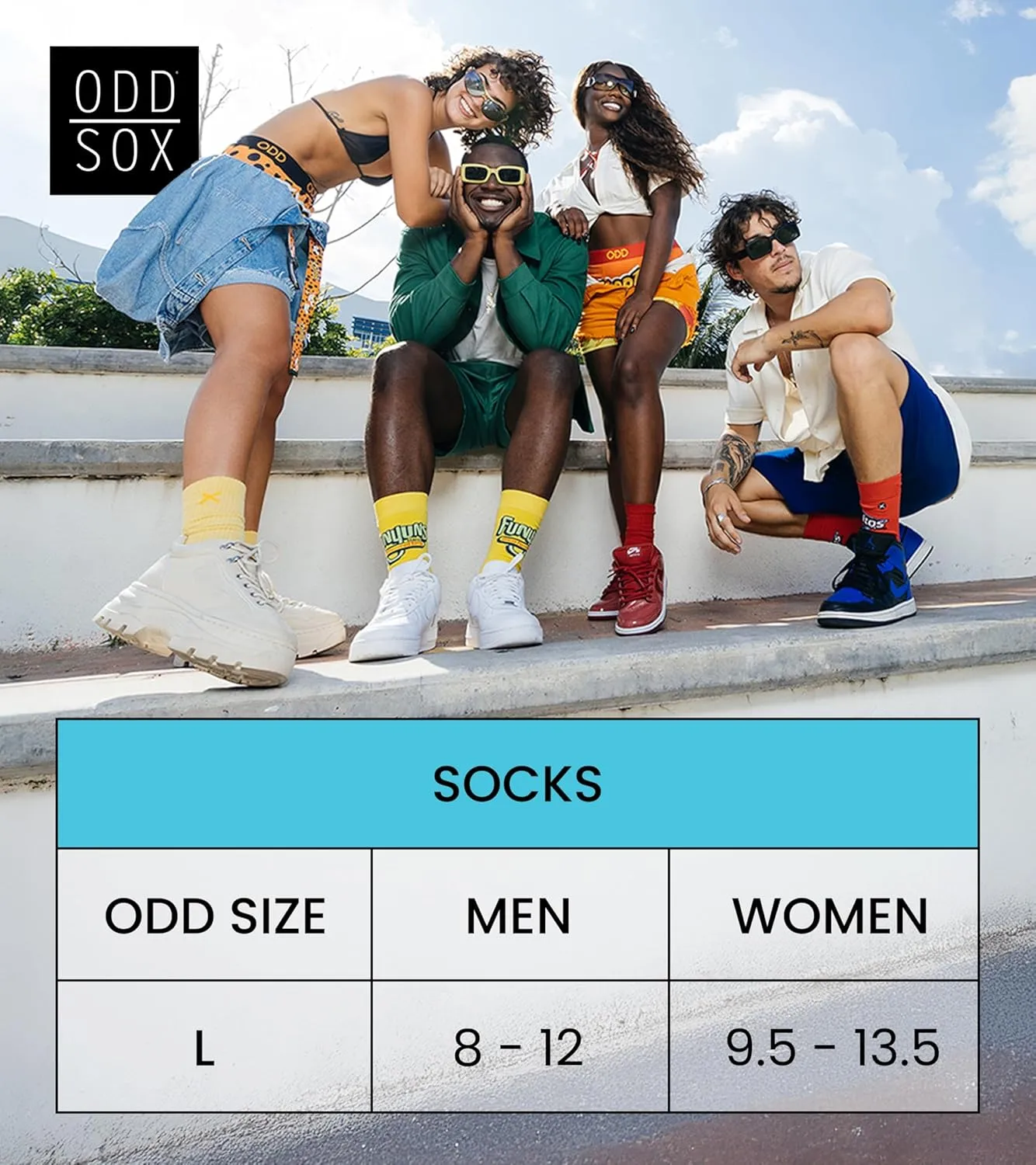 Odd Sox, WWE Elite, Hulk Hogan Men's Crew Socks, Large Assorted Styles