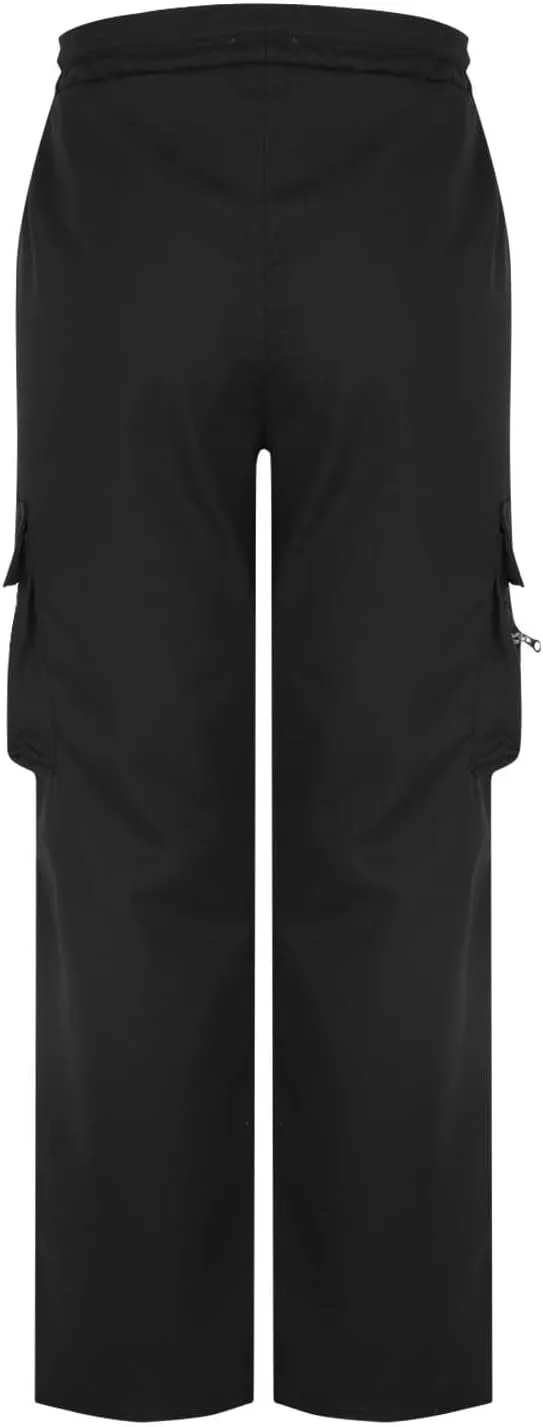 Outdoor Cargo Pants for Men 2025 Lightweight Baggy Street Hiking Pants with Multi-Pockets Oversized Twill Trousers