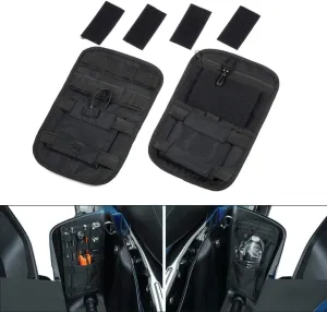 PBYMT Saddlebag Organizer Saddle Hard Bag Storage Compatible for Harley Touring Road King Street Electra Glide 1980-2024