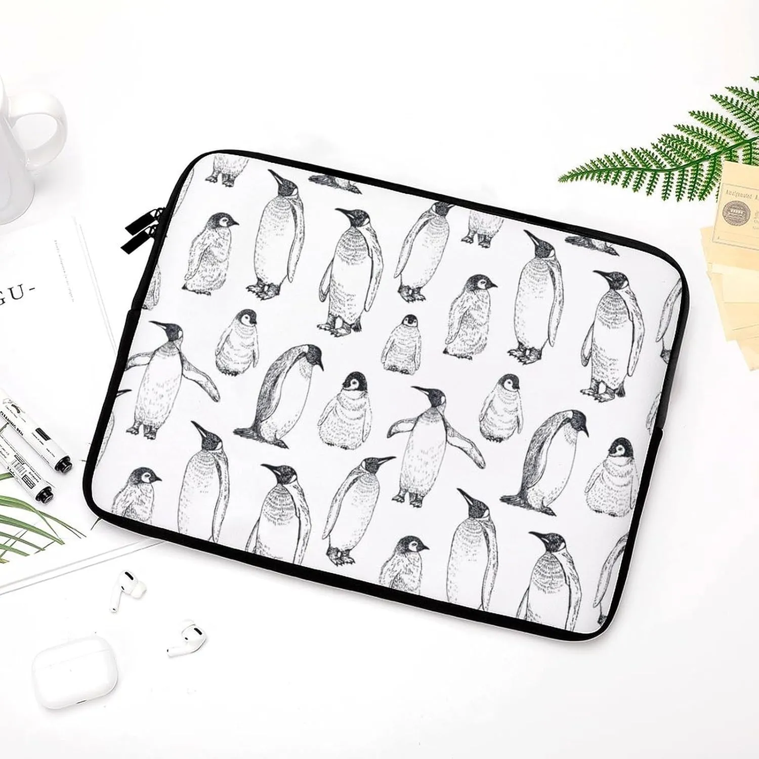 Penguin Bird All Print Hands Free Withdrawal Laptop Bag Unisex