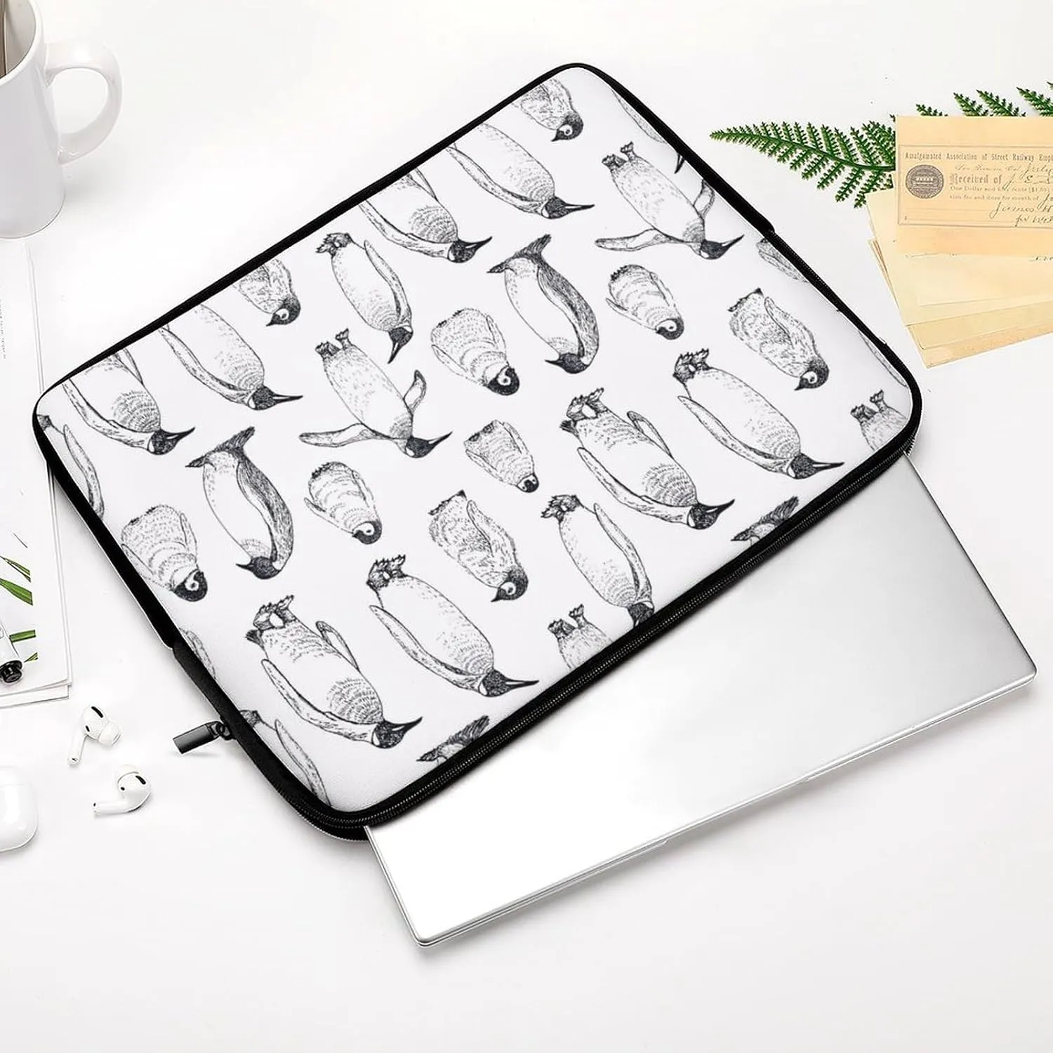 Penguin Bird All Print Hands Free Withdrawal Laptop Bag Unisex