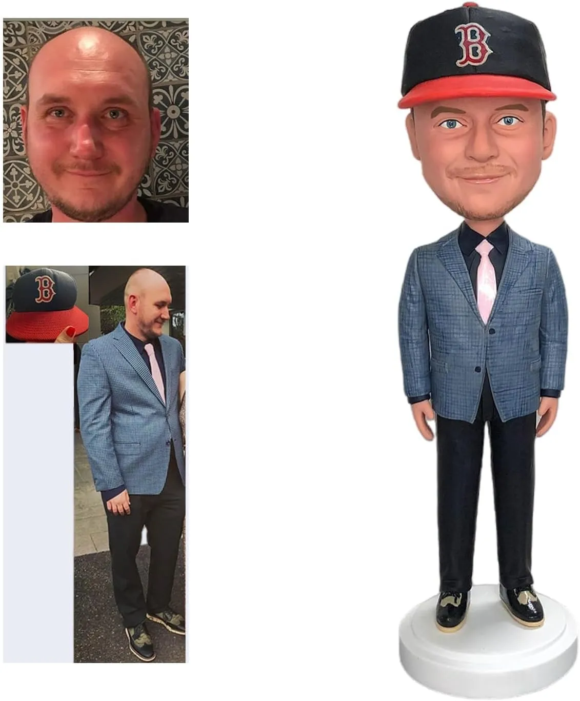 Personalized Custom Bobbleheads - Handmade Unique Figurine, Full Body Action Figure Based on Your Photos for Wedding, Birthday, Anniversary
