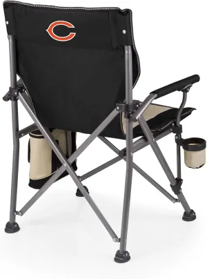 PICNIC TIME NFL Unisex-Adult NFL Outlander Folding Camping Chair with Cooler, Heavy Duty Beach Chair