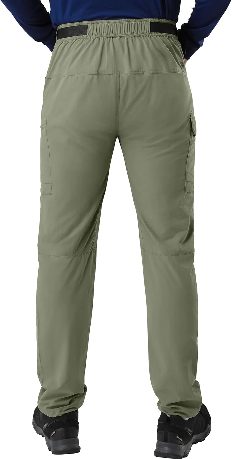 Pioneer Camp Men's Hiking Cargo Pants Lightweight Quick Dry Outdoor Water Resistant Work Tactical Pant for Men Travel Fishing