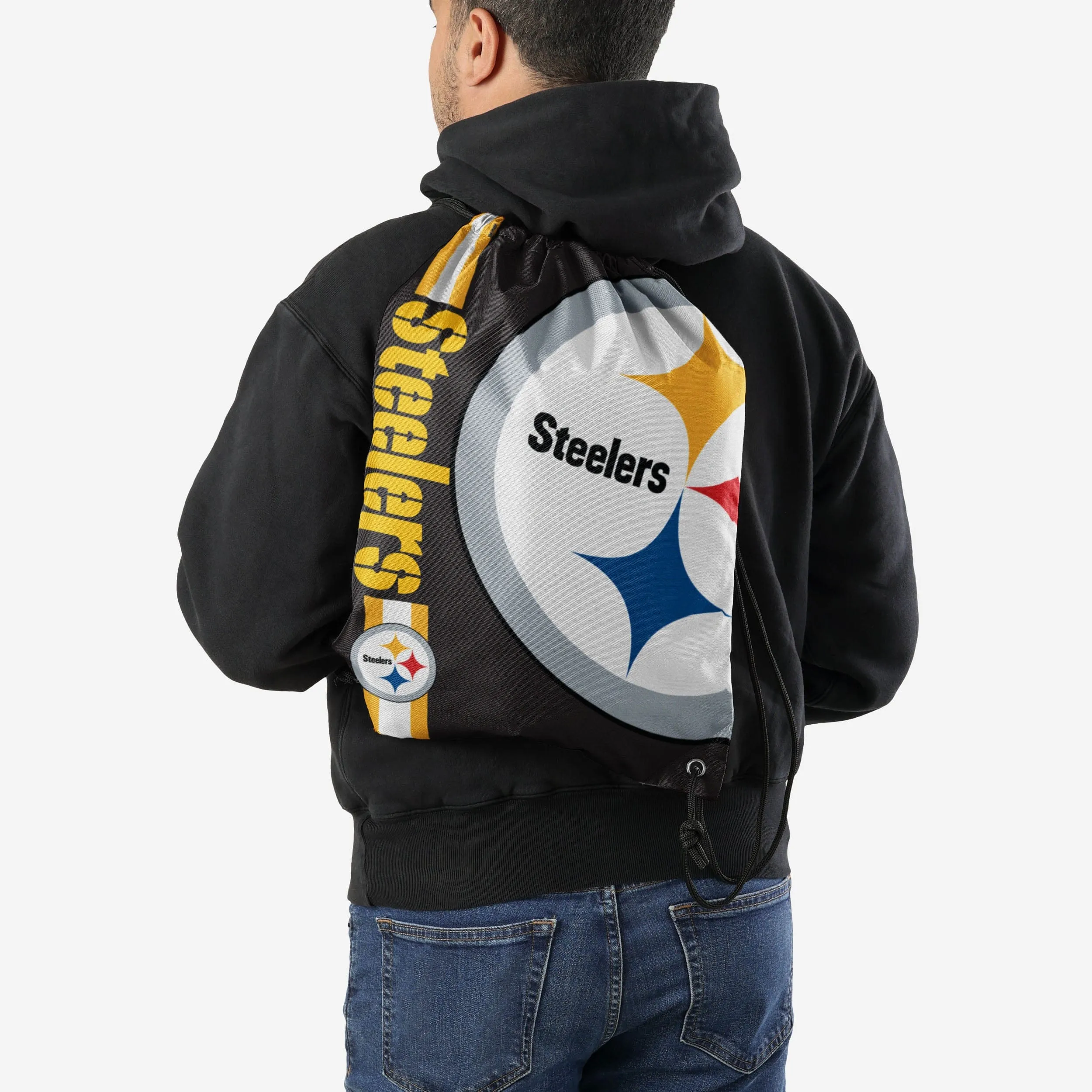 Pittsburgh Steelers Big Logo Drawstring Backpack