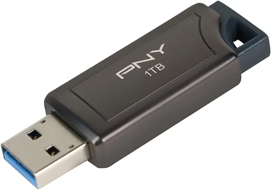 PNY P-FD1TBPROV2-GE 1TB PRO Elite V2 USB 3.2 Gen 2 Flash Drive â€“ 600MB/s, Gunmetal
