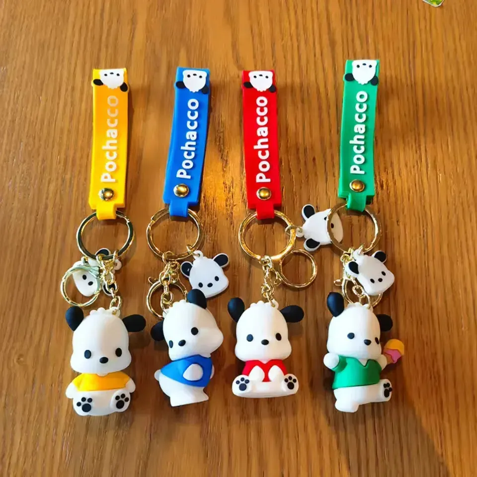 Pochacco Pup Pack 3D Keychain