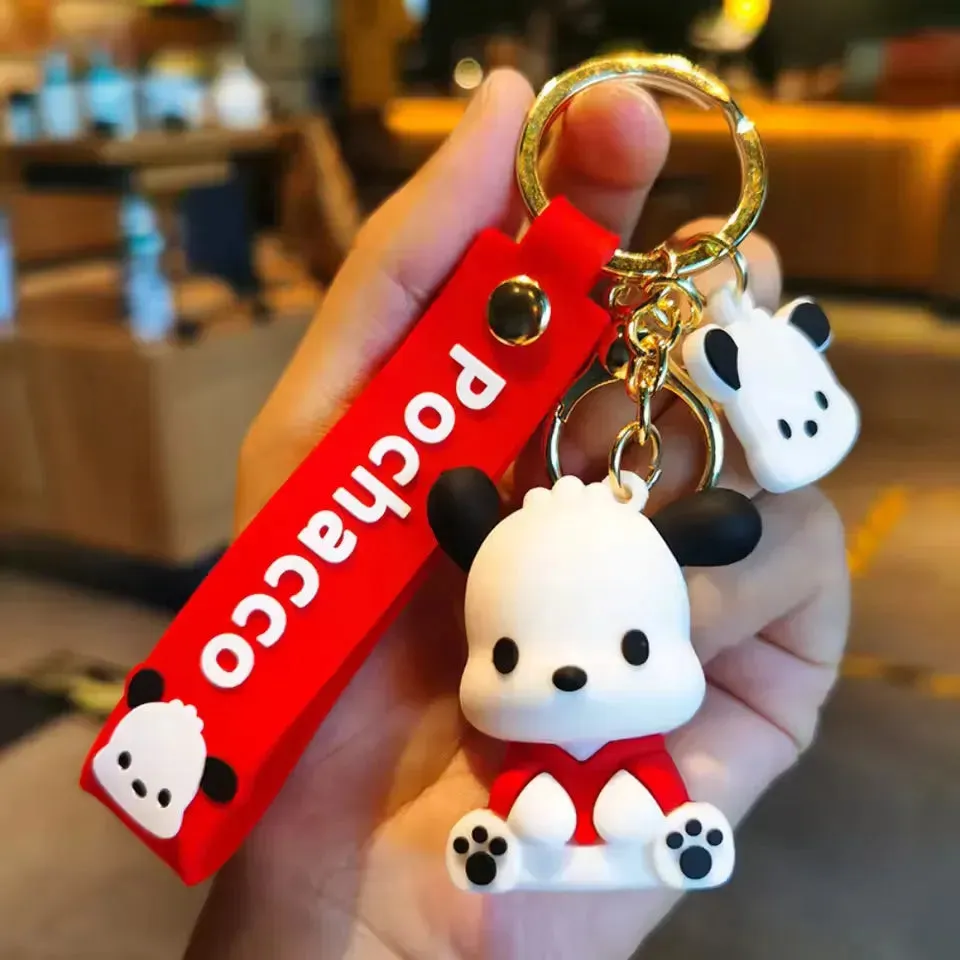 Pochacco Pup Pack 3D Keychain