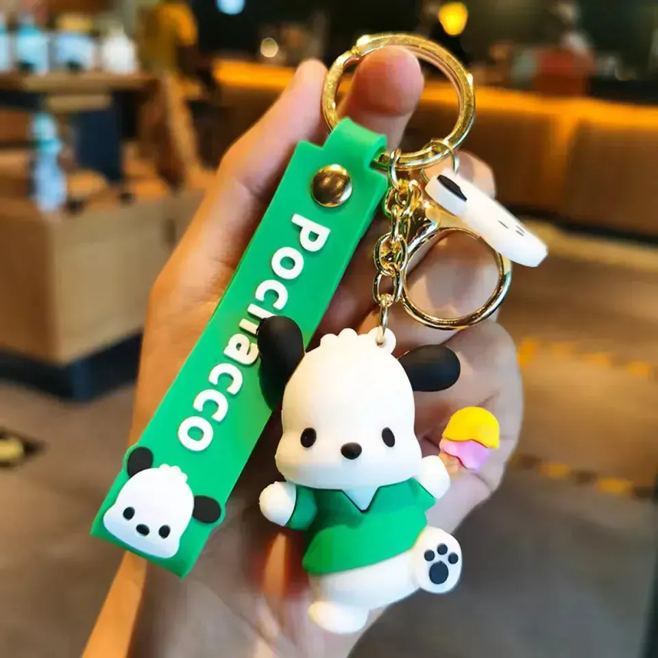 Pochacco Pup Pack 3D Keychain