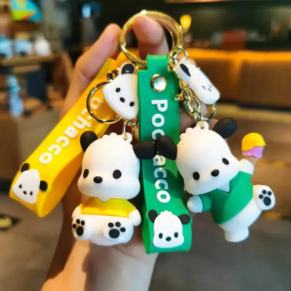 Pochacco Pup Pack 3D Keychain