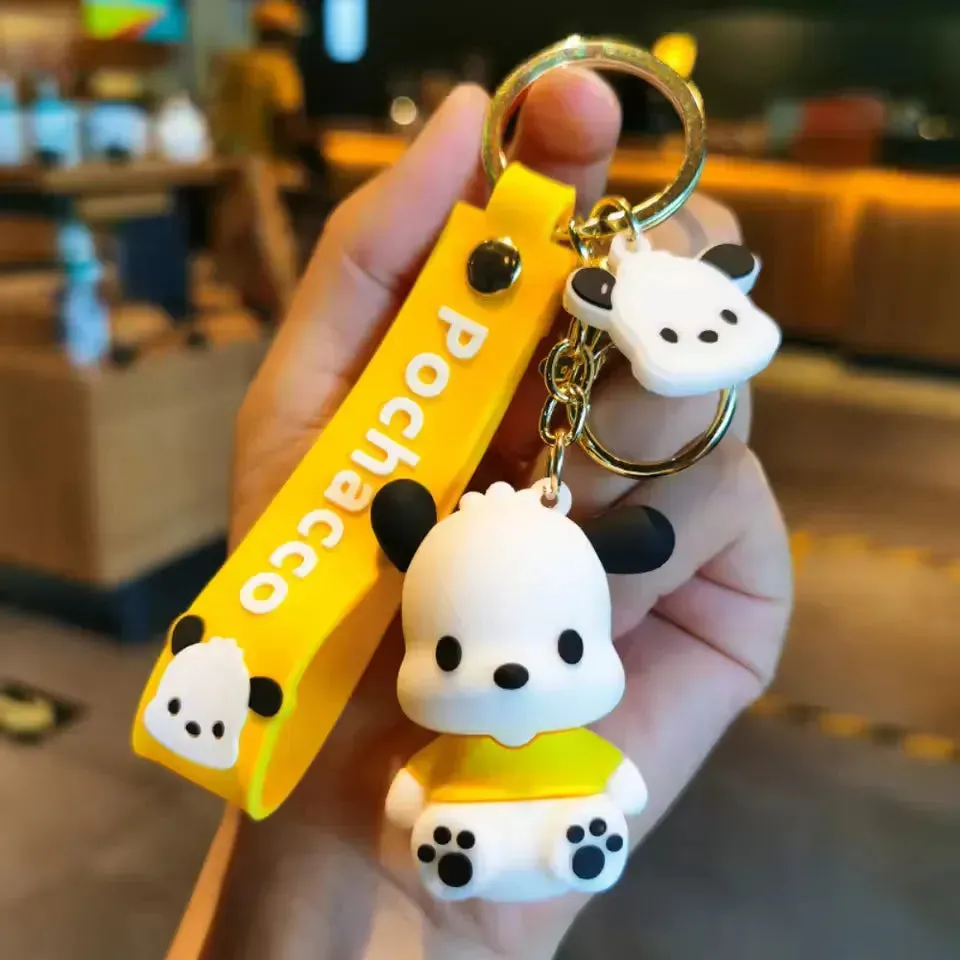 Pochacco Pup Pack 3D Keychain