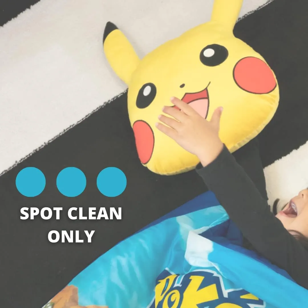 Pokemon Pikachu Anime Kids Bedding Super Soft Plush Cuddle Pillow Buddy, One Size, By Franco