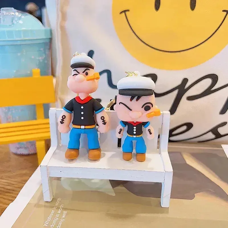 Popeye Spinach Strong 3D Keychain