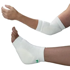 Posey TIDI 6224XL Heel and Elbow Protectors with Foam Pads ― Extra Large ― White ― One Pair of Heel and Elbow Protectors for Protection Against Abrasions ― Home Healthcare ― Medical Supplies