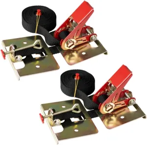 POWERTEC 71102-P2 Wood Flooring Strap Clamp w/ 13 Foot Nylon Strap, 2 PK