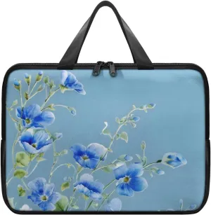 PU Leather Print Laptop Bag Computer Carrying Case Fits Laptop and Tablet, Sleek Design